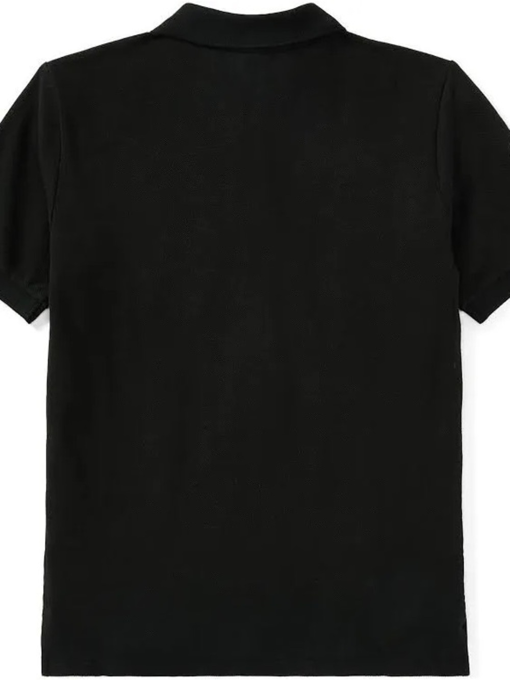 Polo by Ralph Lauren Black Polo Shirt with White Logo Patch - Picture 2 of 2